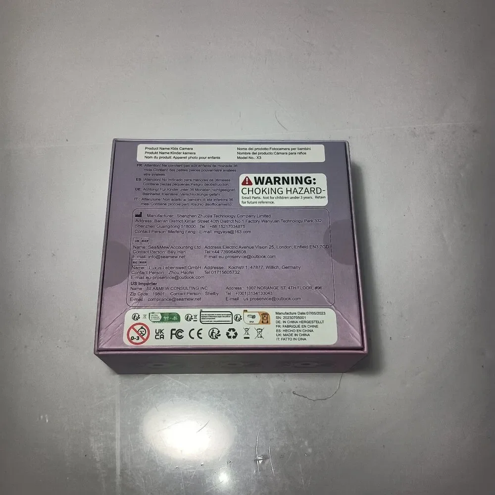 Brand New Camera X3 - Children's Digital Camera with Unicorn Design